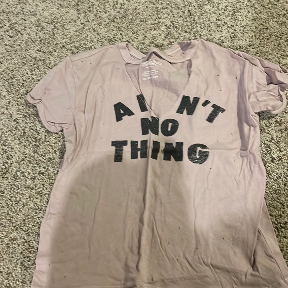 Light pink xs intentional distressing